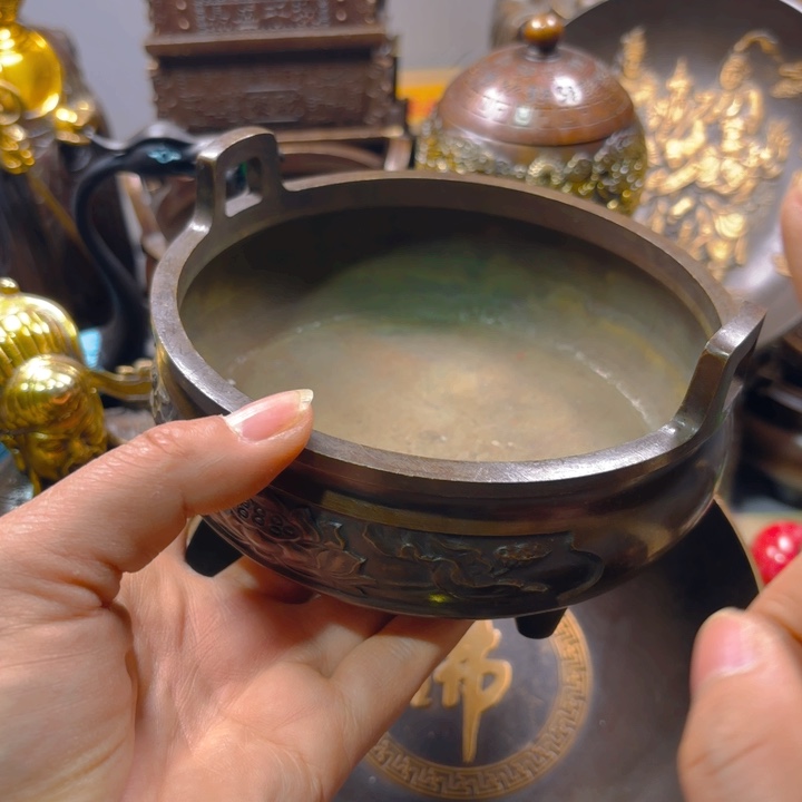 铜器摆件收收藏藏