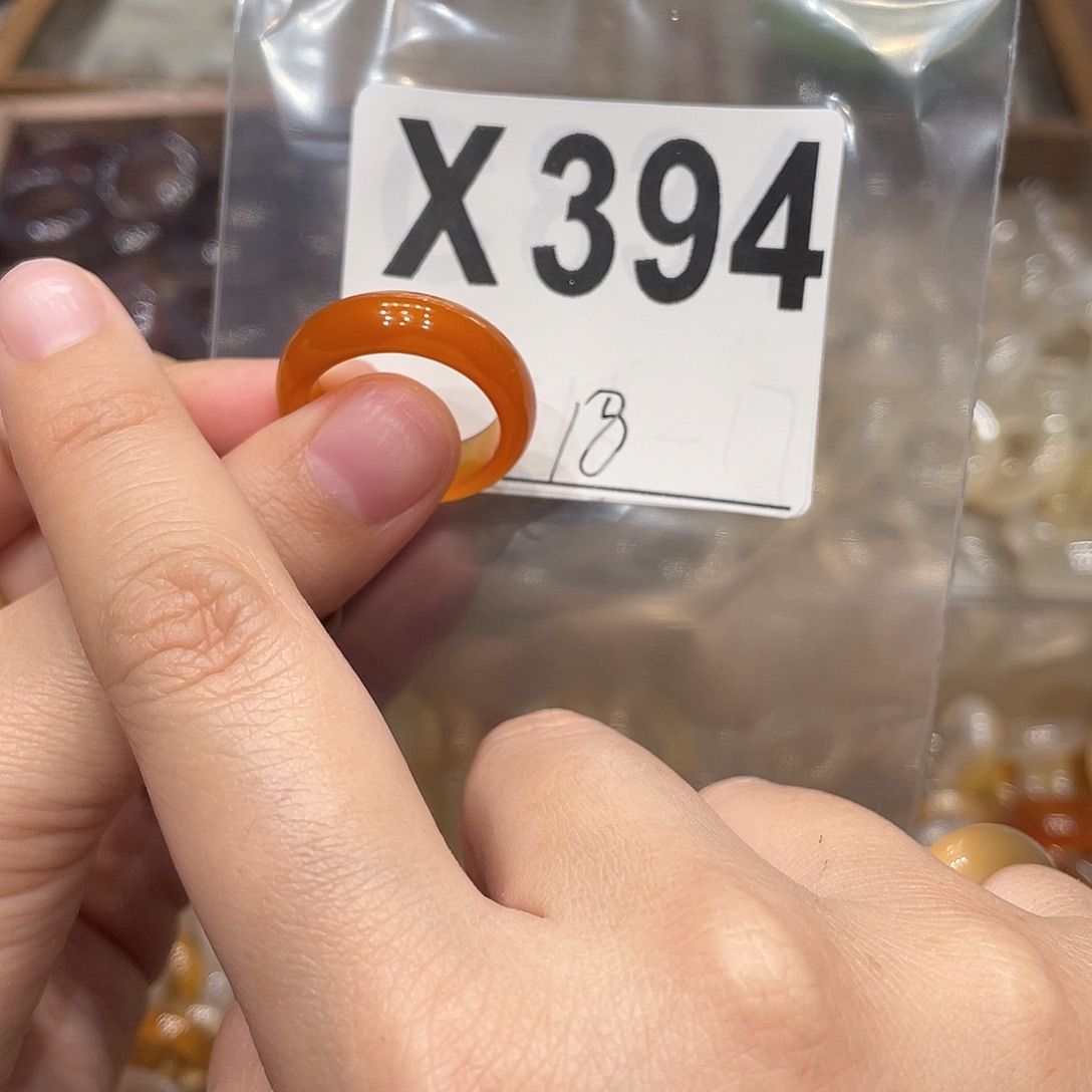 玛瑙/玉髓未镶嵌戒指394