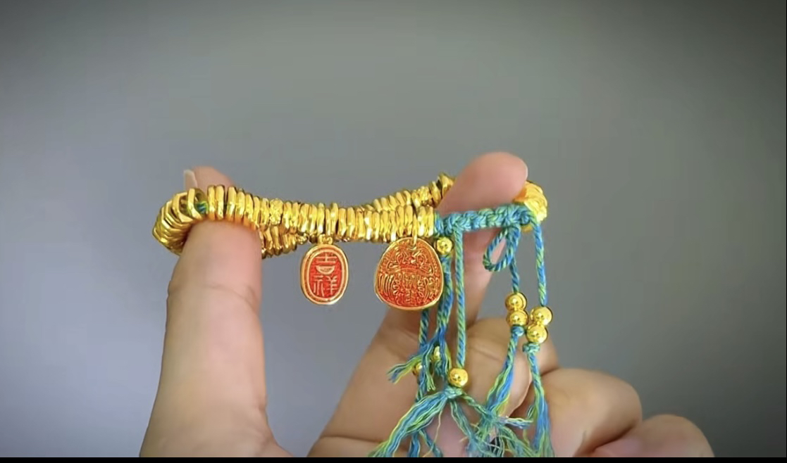 合金锦纶手链 开运盘缠手链