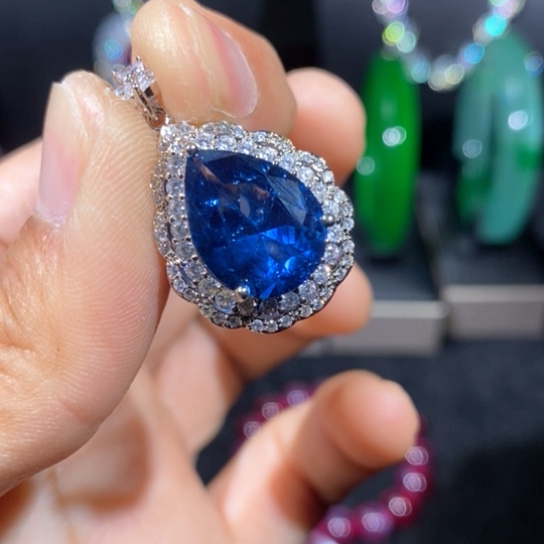 戒指银S925镶嵌红宝石