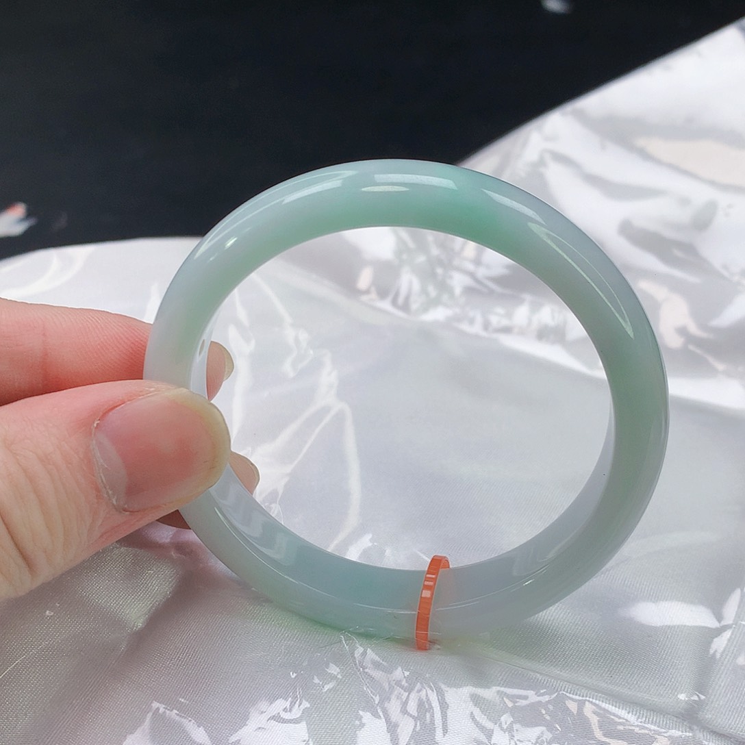 翡翠手镯未镶嵌028缅甸天然翡翠A货