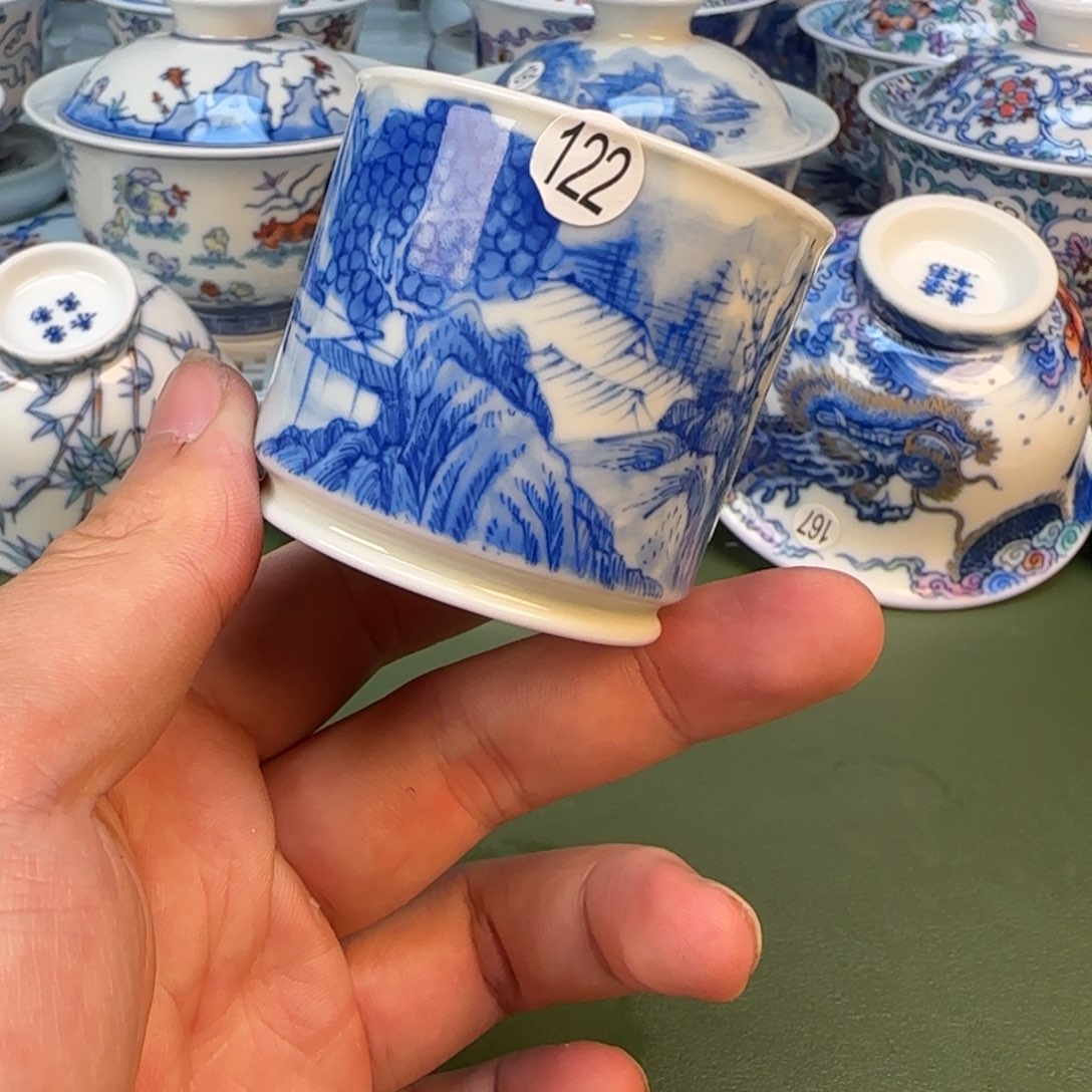 彦祖纯手工手绘茶具122