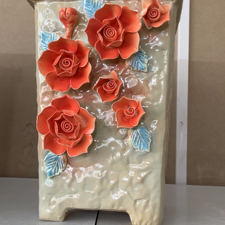 紫砂花盆粗陶材质多肉花盆