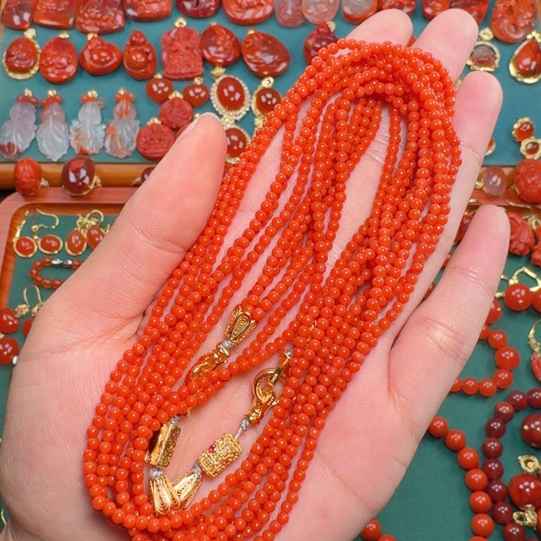 南红玛瑙南红银S925镶嵌