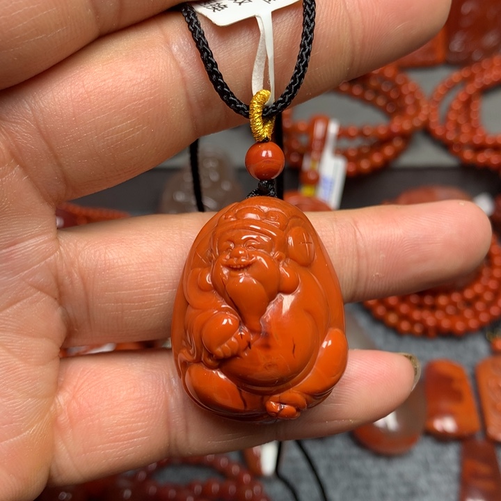 南红玛瑙吊坠(不含链)未镶嵌