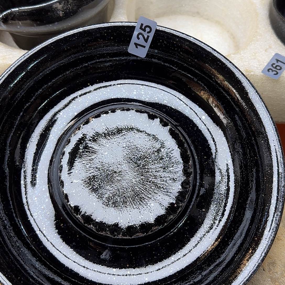 树***少茶盏琢泥窑柴烧开窑