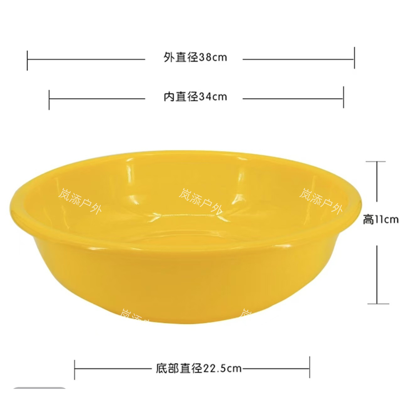 黄脸盆耐摔稳固结实