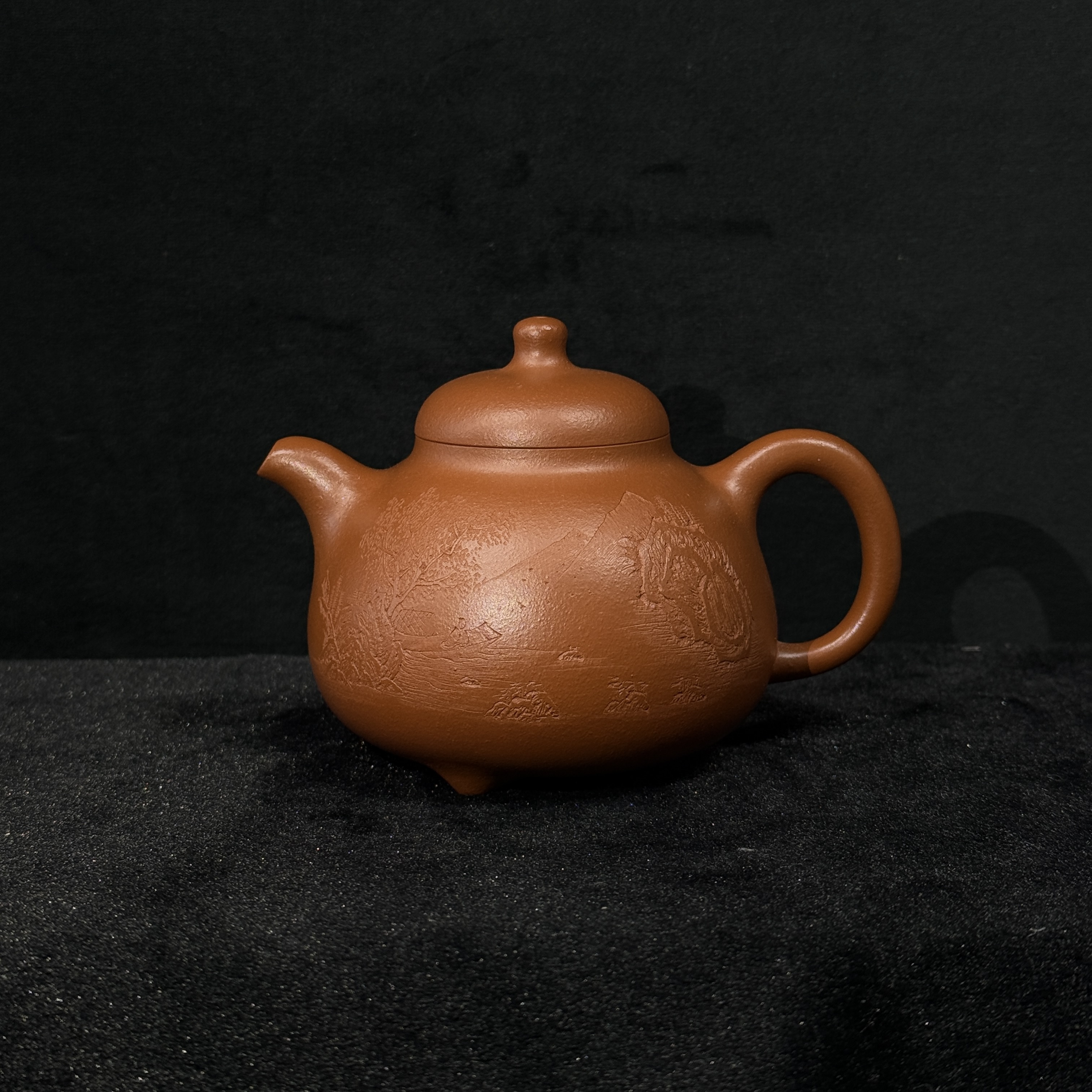 11/GSC089/顾士超/紫砂壶乳鼎/老朱泥