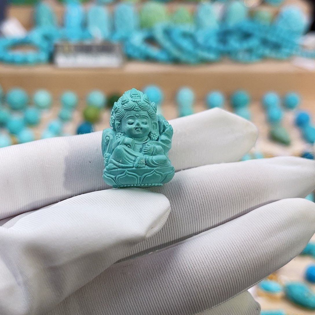 绿松石珠宝奇石未镶嵌