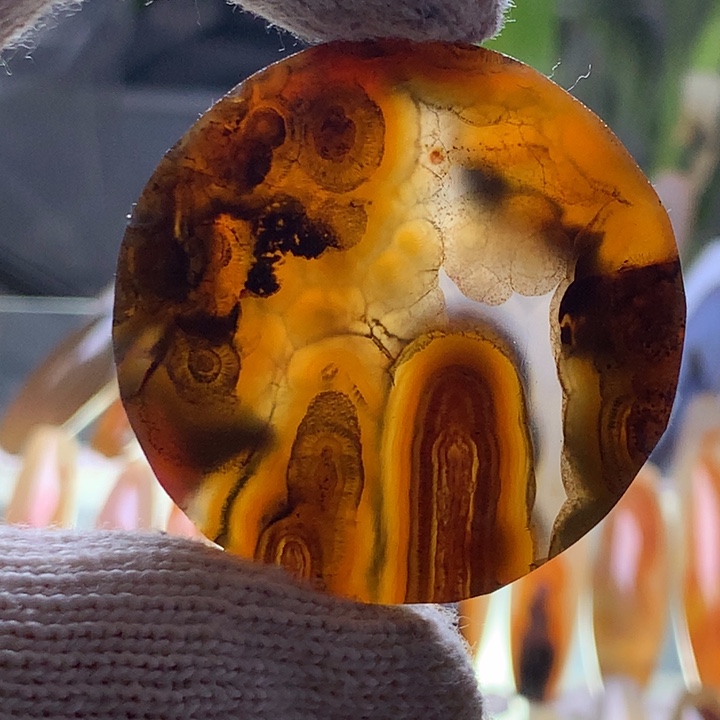 未镶嵌玛瑙/玉髓珠宝半成品124