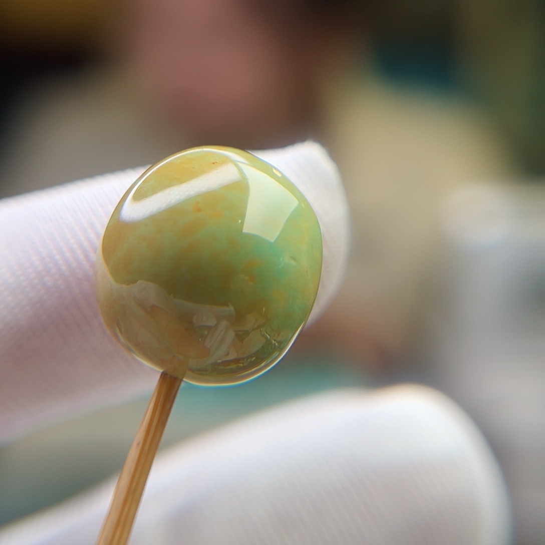 绿松石珠宝奇石未镶嵌15.4宽