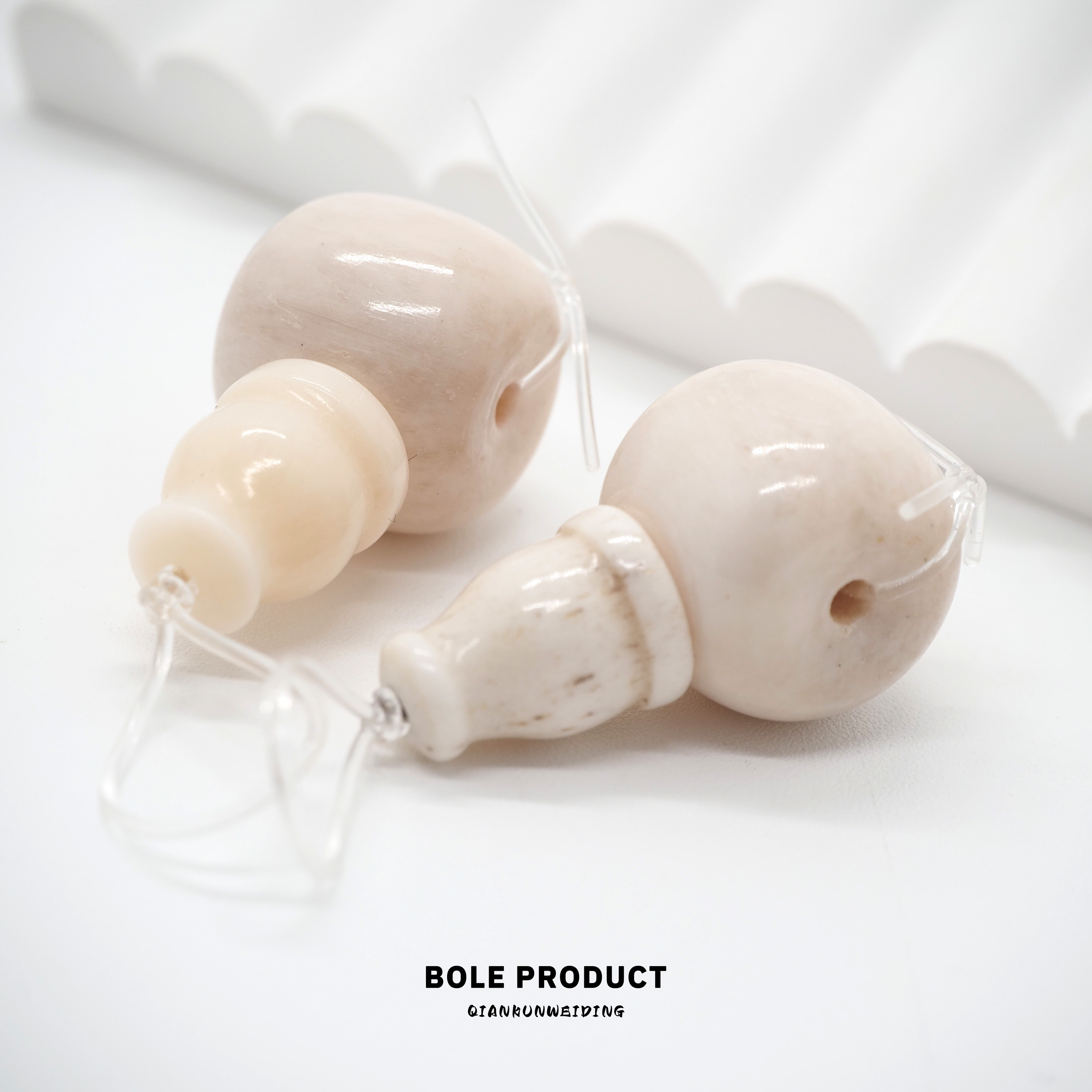 文玩驼骨藏式做旧尺寸12mm分体三通