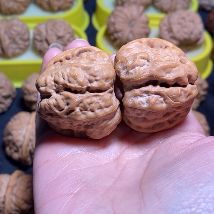 文玩核桃把件开背蛙39