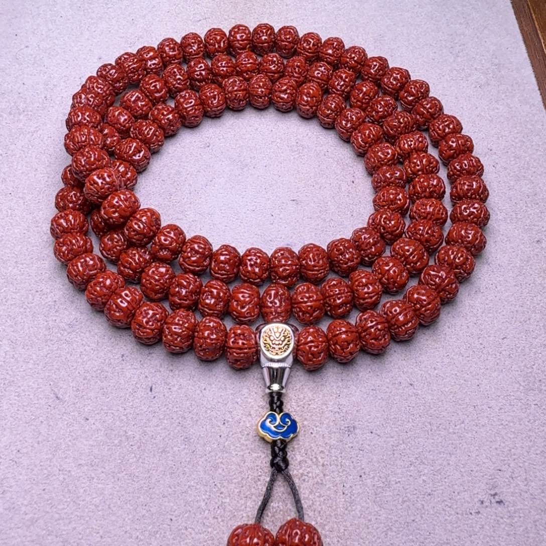 岩***堂吊坠金刚菩提树王108尺寸11