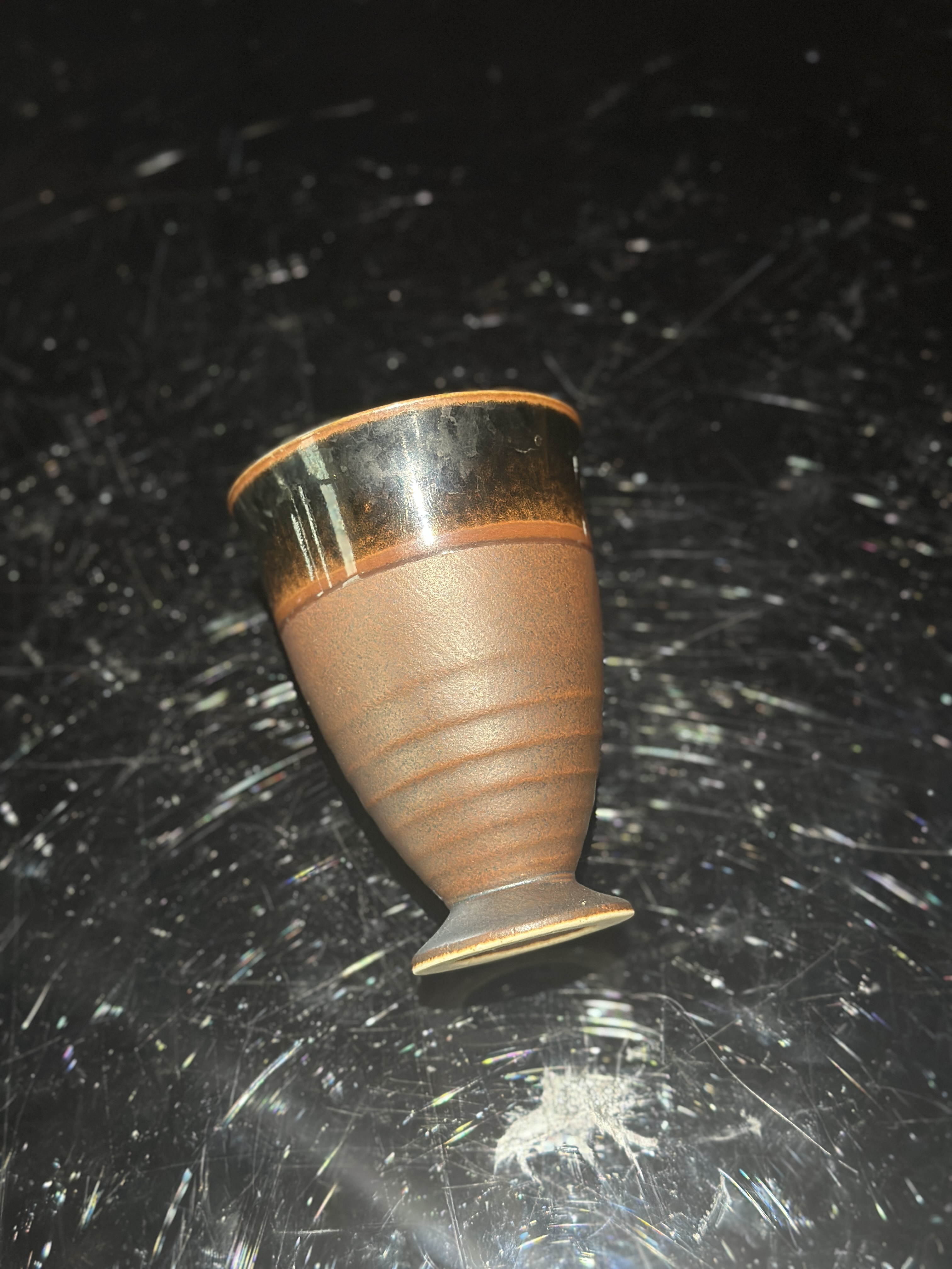 侘寂风手工复古清水烧陶瓷杯