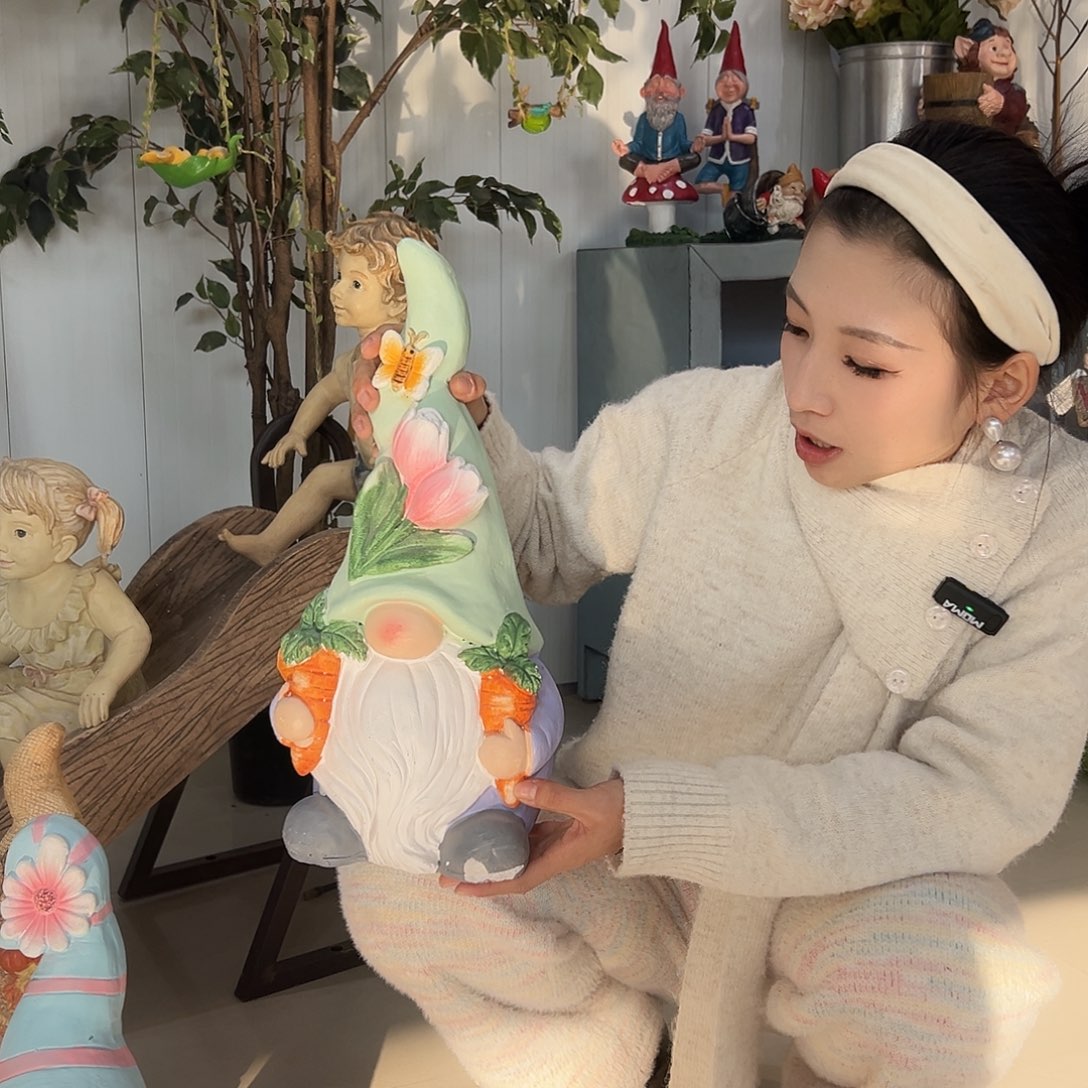 花园摆件红红火火