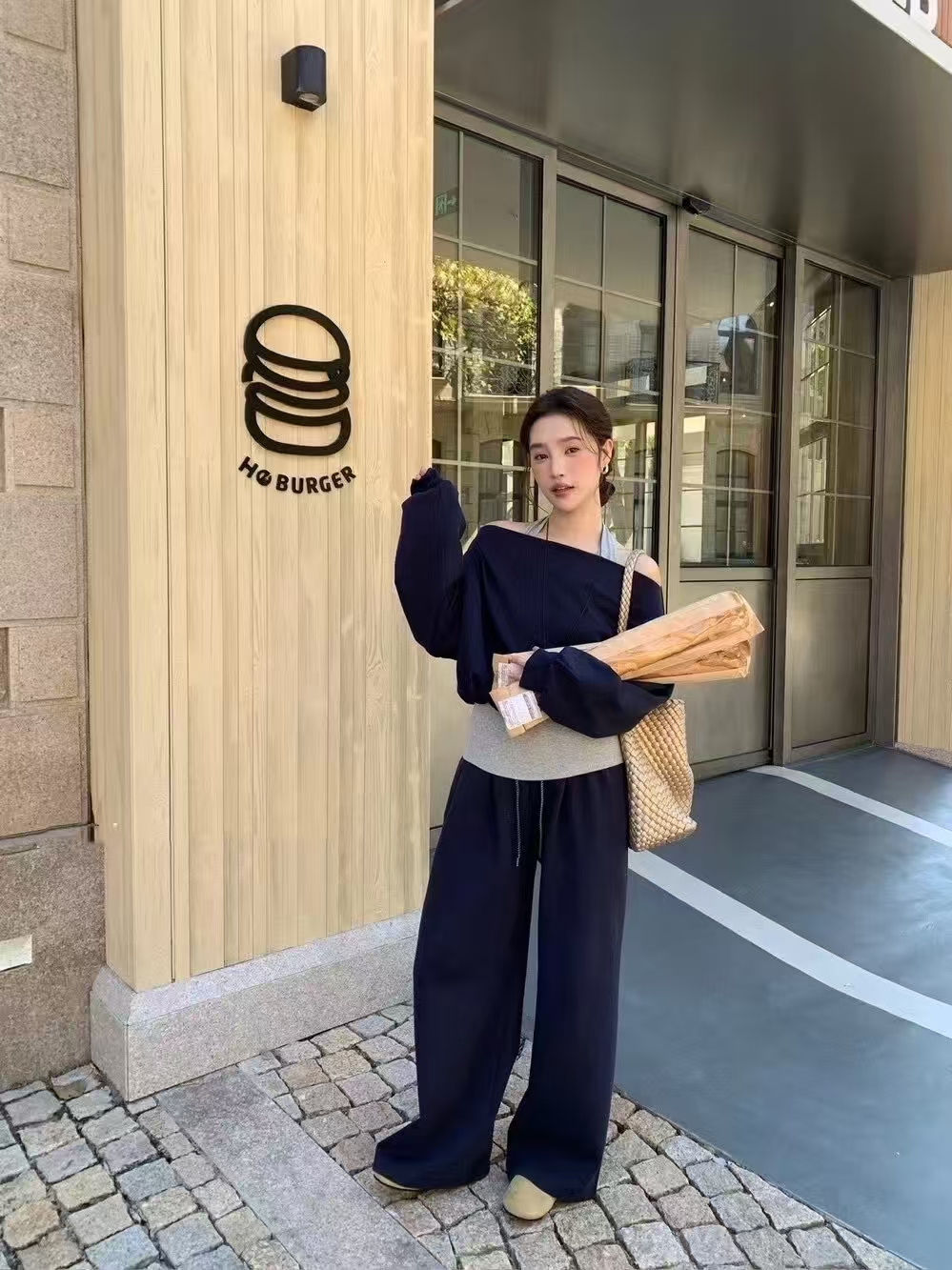 孤品(百搭气质长袖显瘦上衣 辣妹穿搭）