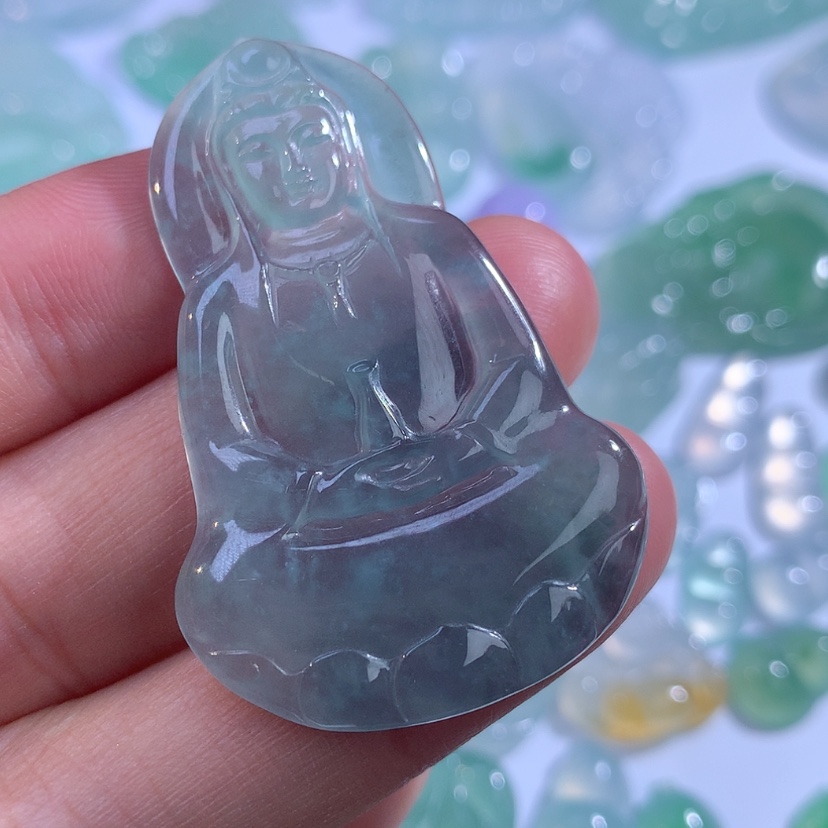 【闪购商品】翡翠颈饰未镶嵌缅甸A货翡翠