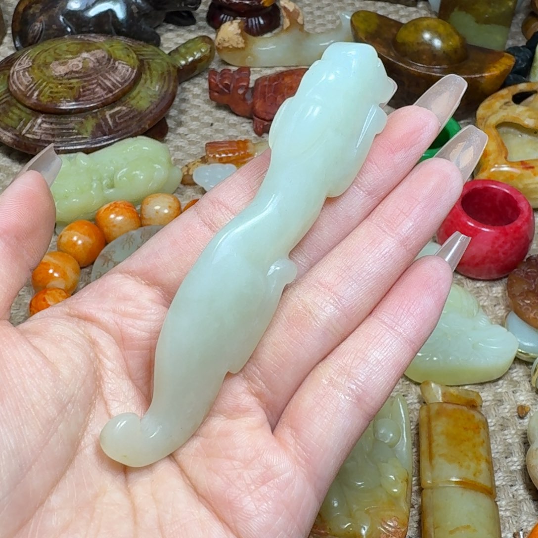 白玉菩提吊坠挂件