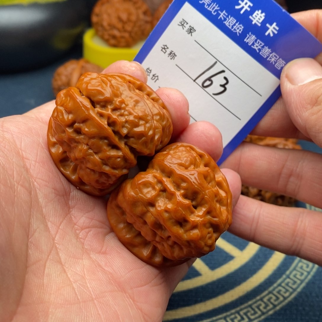 文玩核桃把件蛤蟆头41