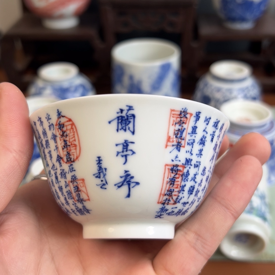 瓷片景德镇瓷器手工手绘
