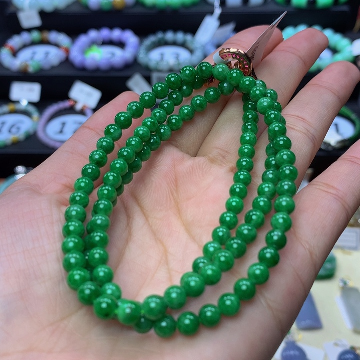 翡翠手链未镶嵌翡翠