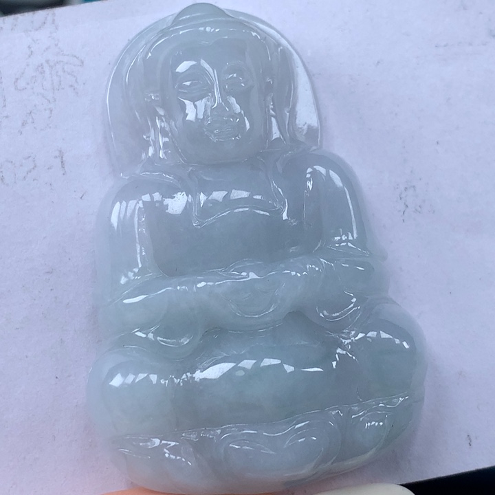 颈饰未镶嵌翡翠玉观音吊坠