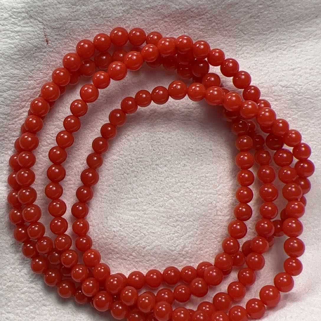 南红玛瑙手串未镶嵌