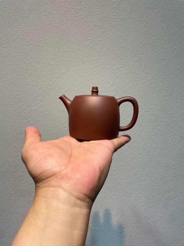 周雪姣精品全手工原矿底槽青汉铎壶约170cc