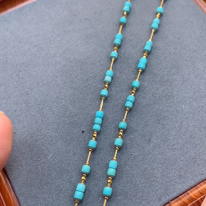 绿松石绿松石配饰18K金镶嵌