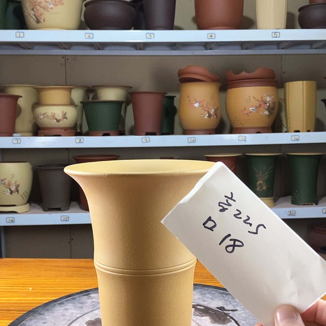 紫砂花盆紫砂兰花盆26