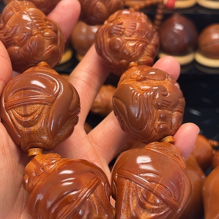 橄榄核手串/手链坚****财神一条3.5