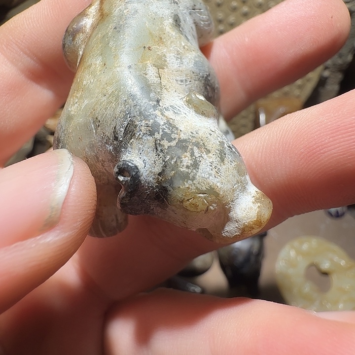 张***部和田玉（糖玉）未镶嵌挂件