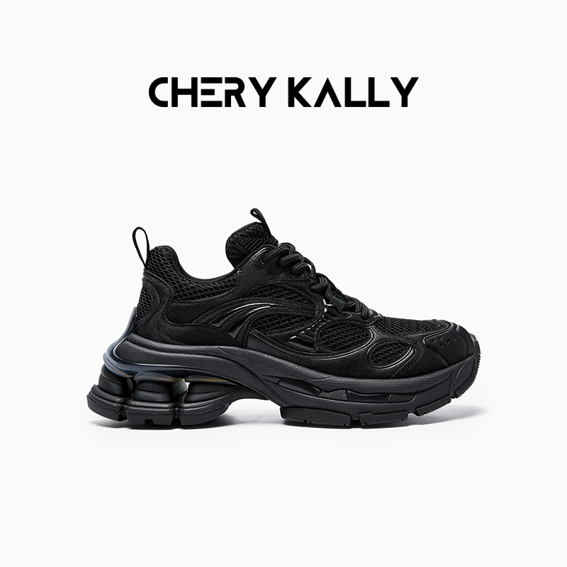 CHERY KALLY厚底透气老爹鞋时尚休闲鞋女鞋增高运动鞋963LD5568