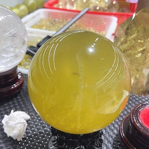 水晶水晶球摆件未镶嵌