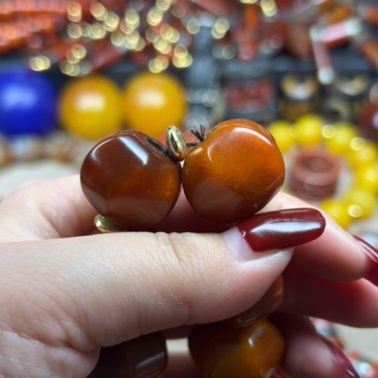 玛瑙/玉髓颈饰未镶嵌海*