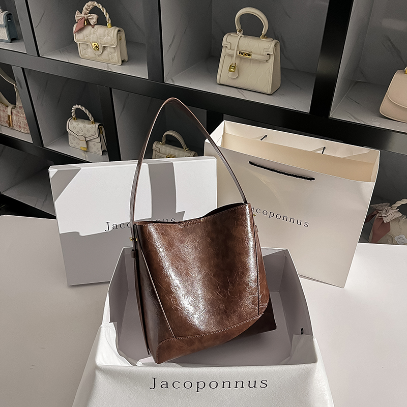 【雅各邦】小众设计时尚女包手提精致2025新款秋冬感轻奢潮流手提包