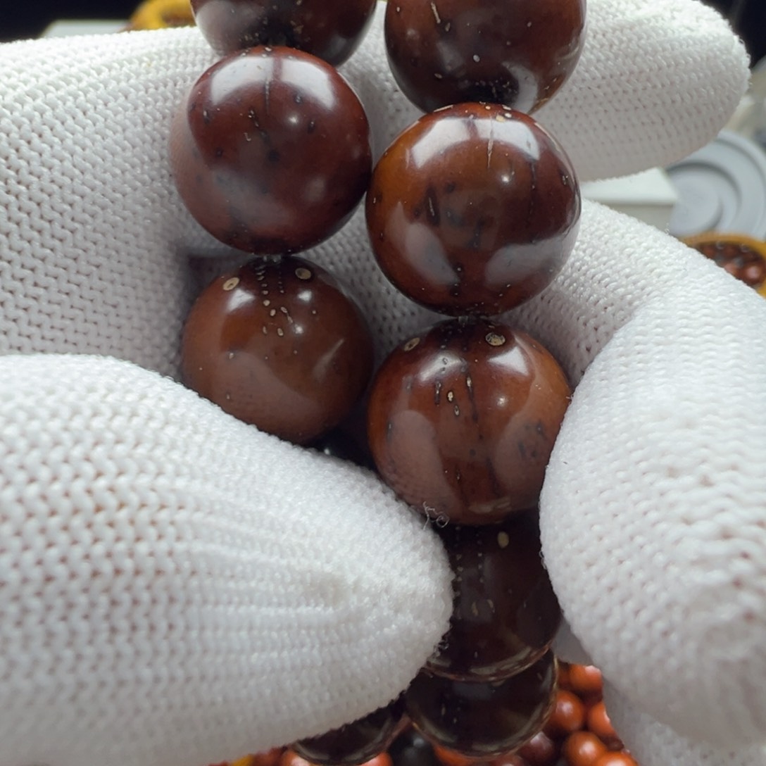 紫金鼠手串紫金鼠红皮闪5