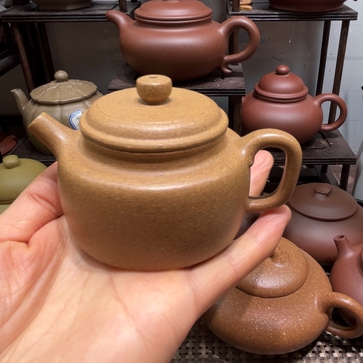 紫砂茶壶微瑕老段德钟100cc