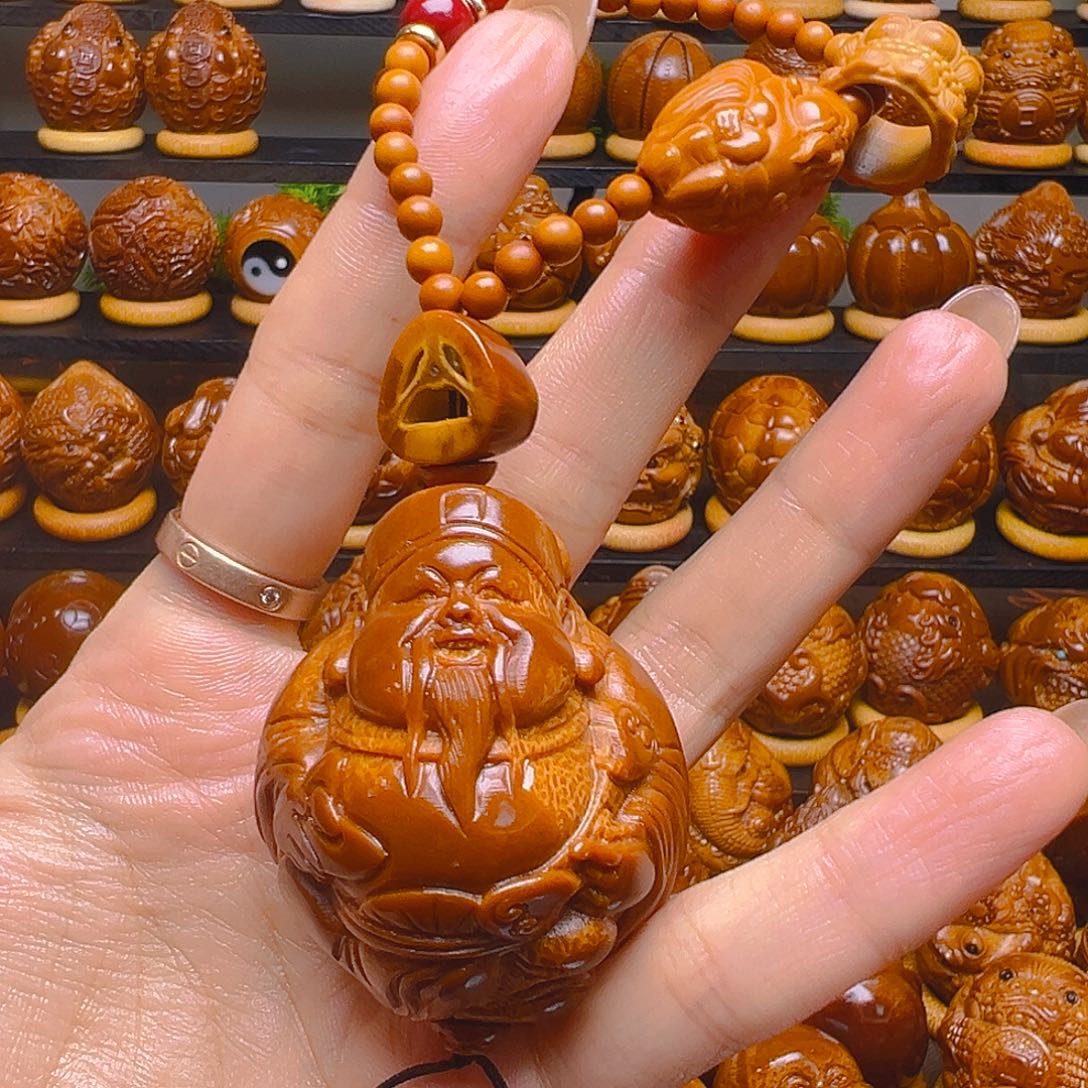 不***心橄榄核手串/手链官帽财神高穿配4.1