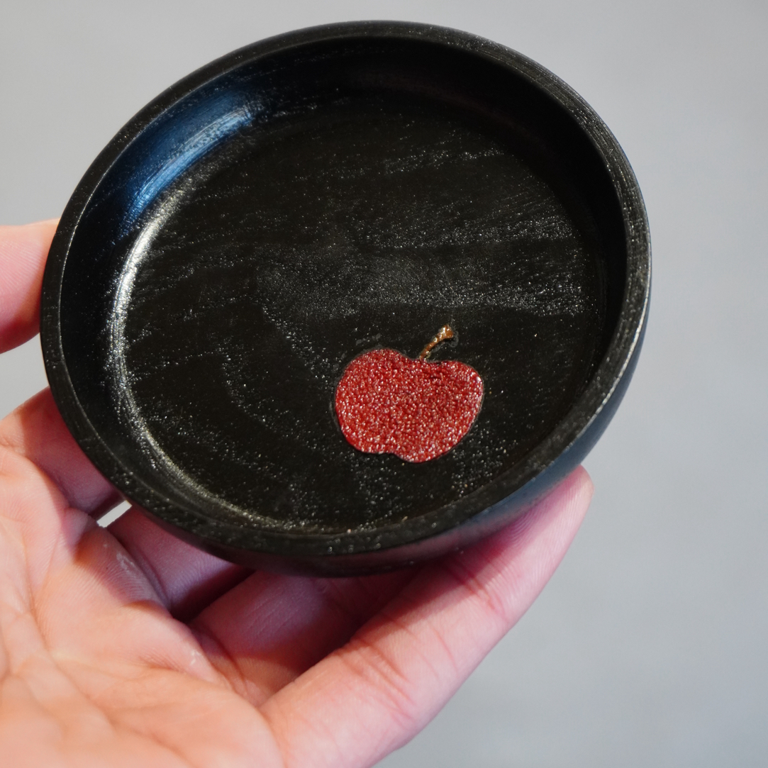 苹果杯垫 景德镇手作器物