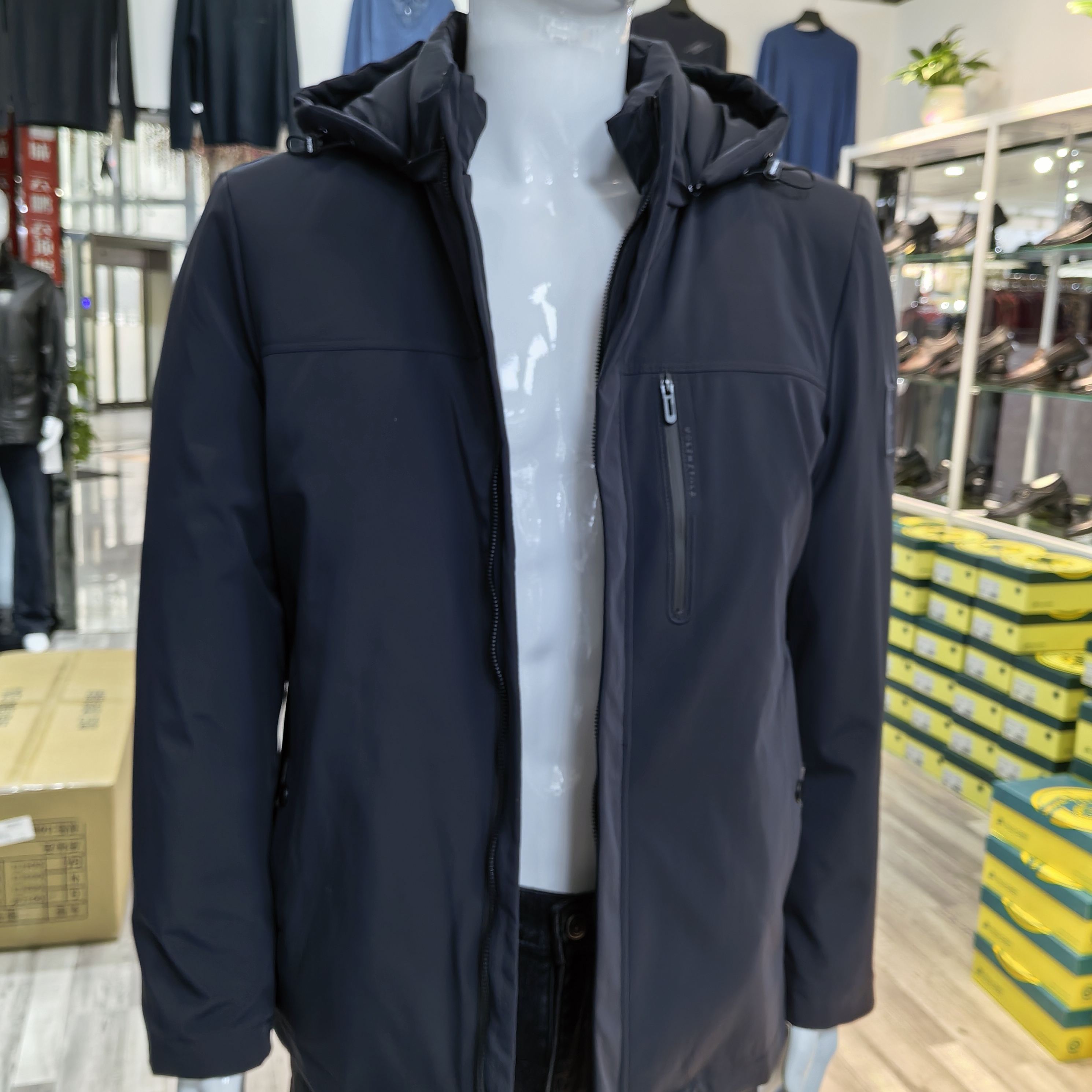 男士可脱卸驼绒外套8260