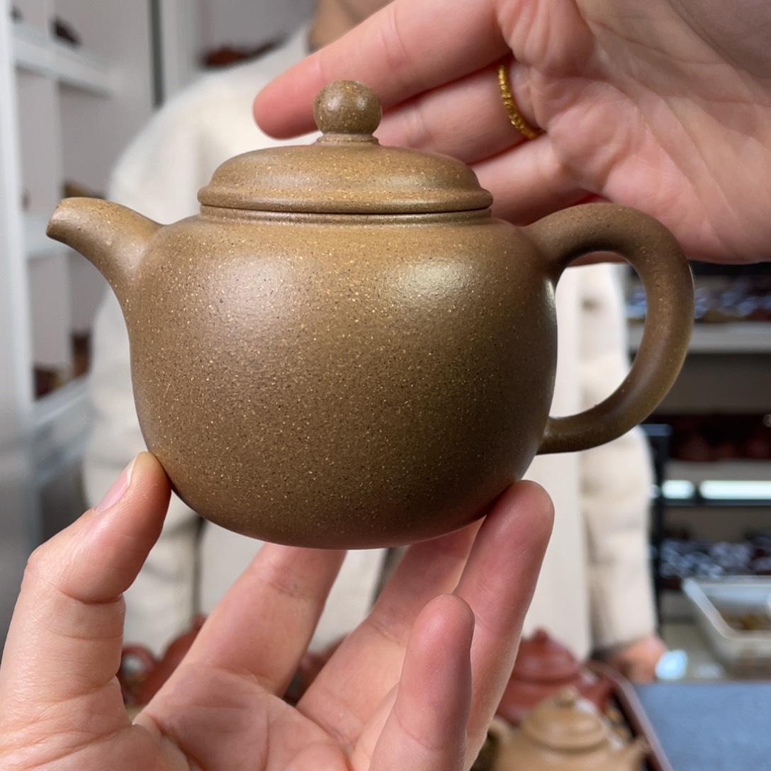 紫砂茶壶段泥袍尊210cc