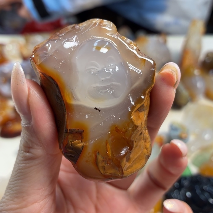 玛瑙/玉髓未镶嵌吊坠(不含链)