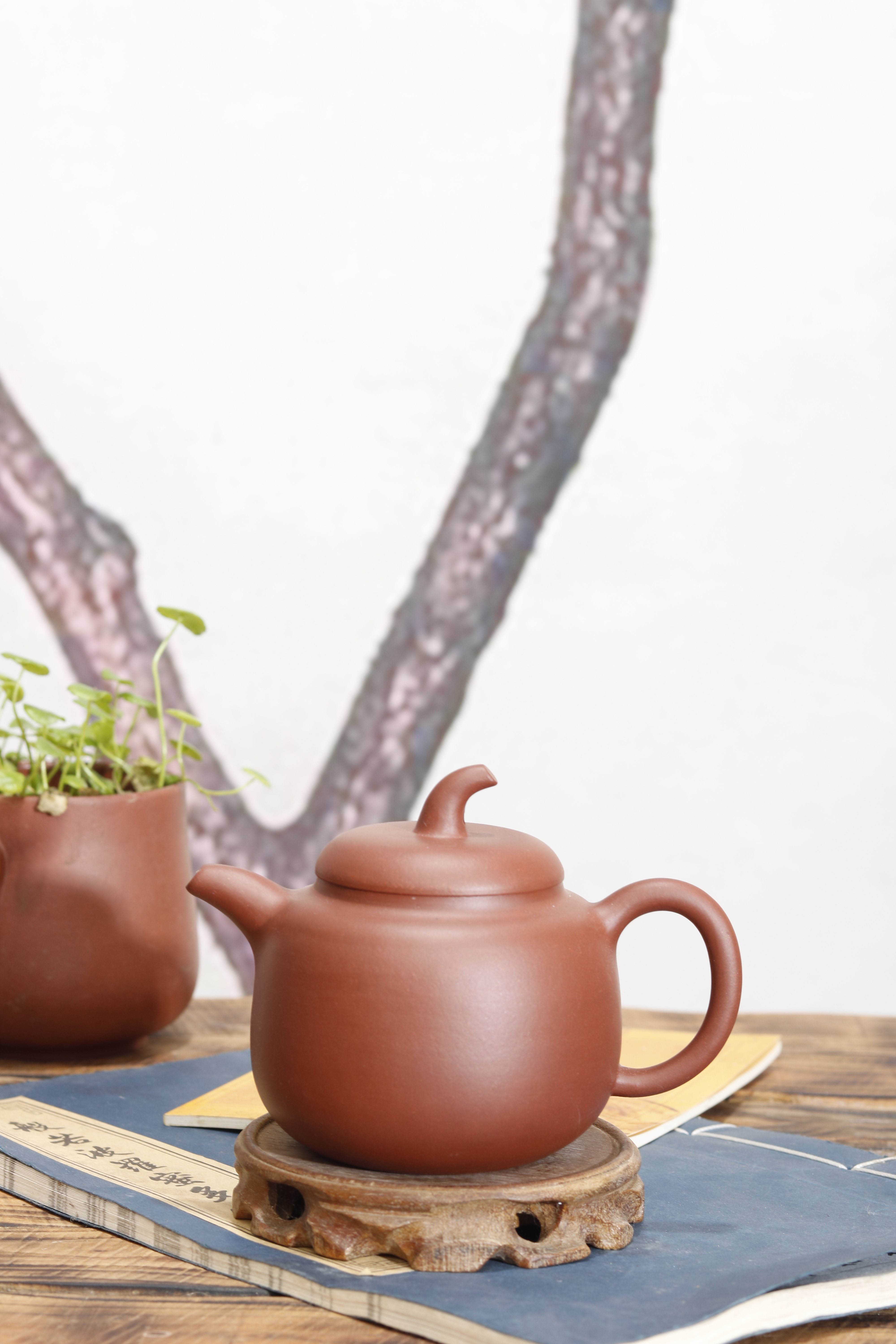 手艺人早期制作全手工底槽清茄段壶
