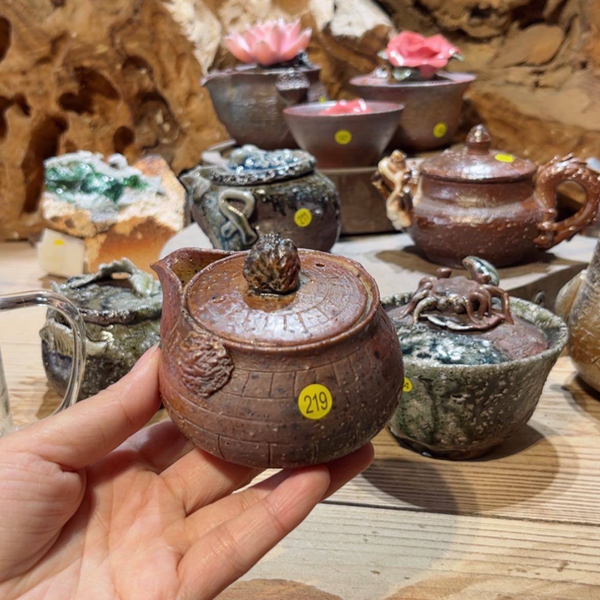 【闪购商品】柴烧手工茶具宝瓶219