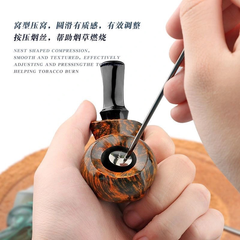 高端电镀烟斗斜式压棒烟具工厂直销*福袋