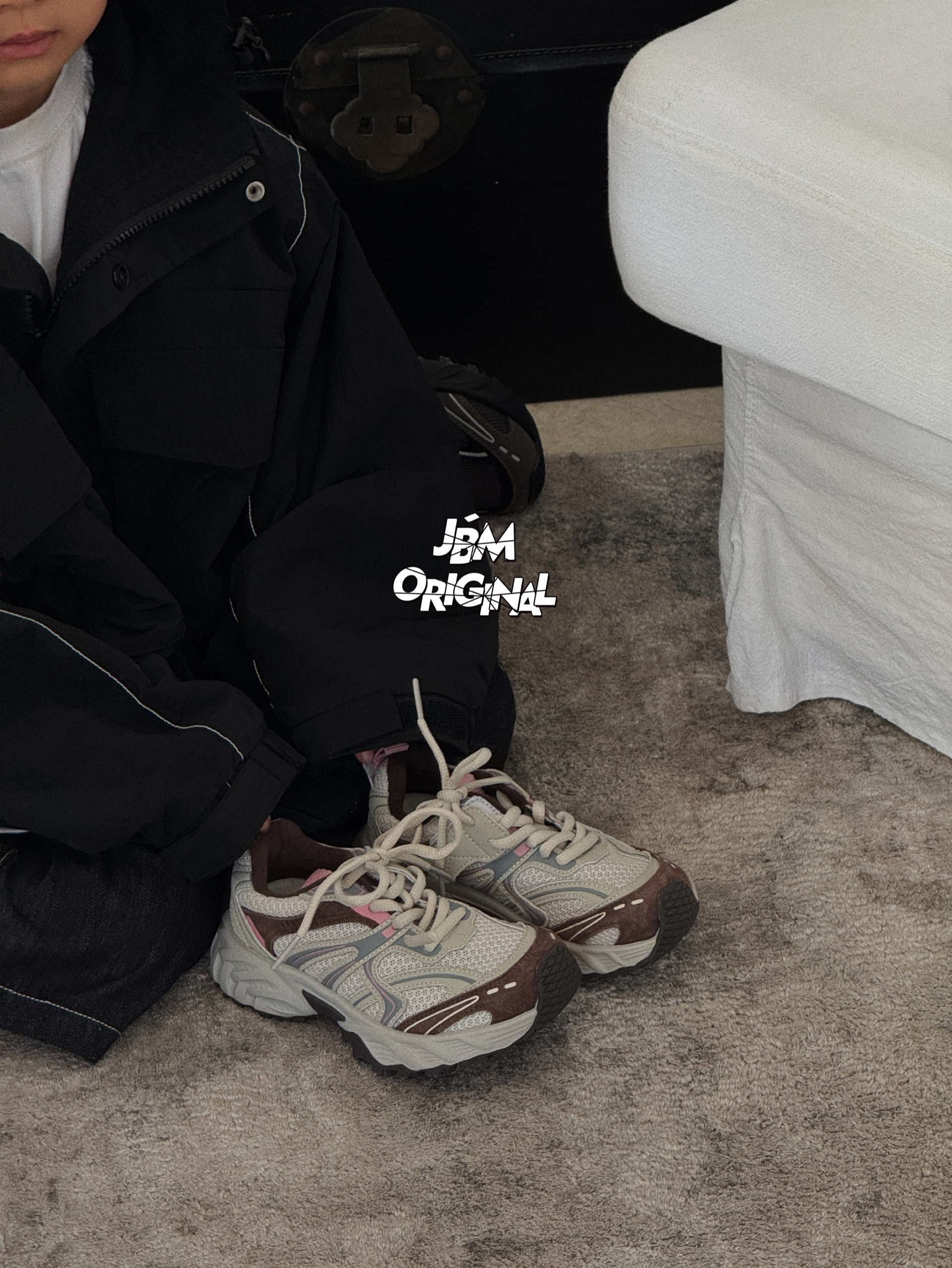  JBM正品儿童加绒老爹鞋运动休闲二棉童鞋保暖复古大童跑步鞋