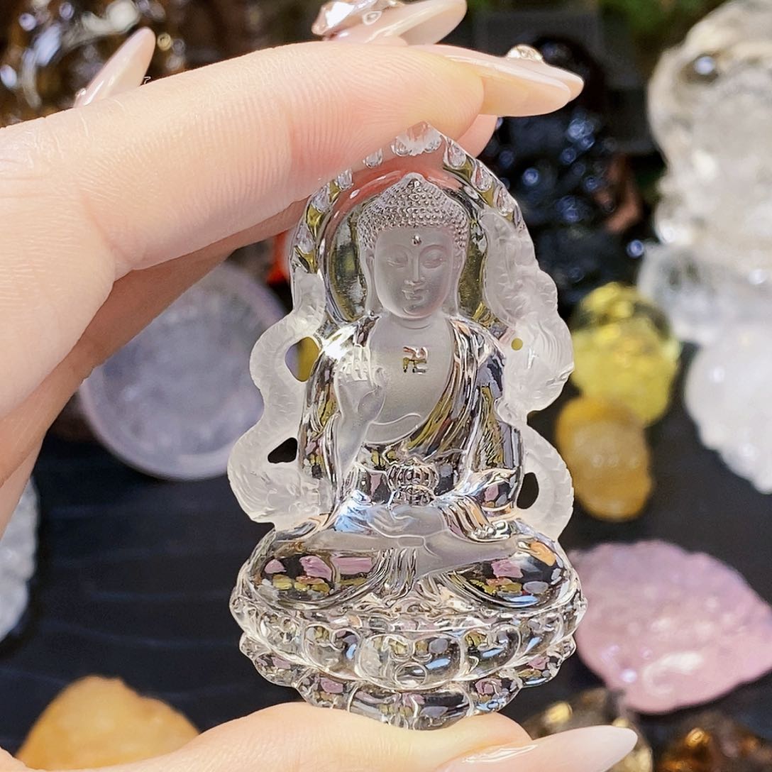 水晶颈饰未镶嵌妍吊坠