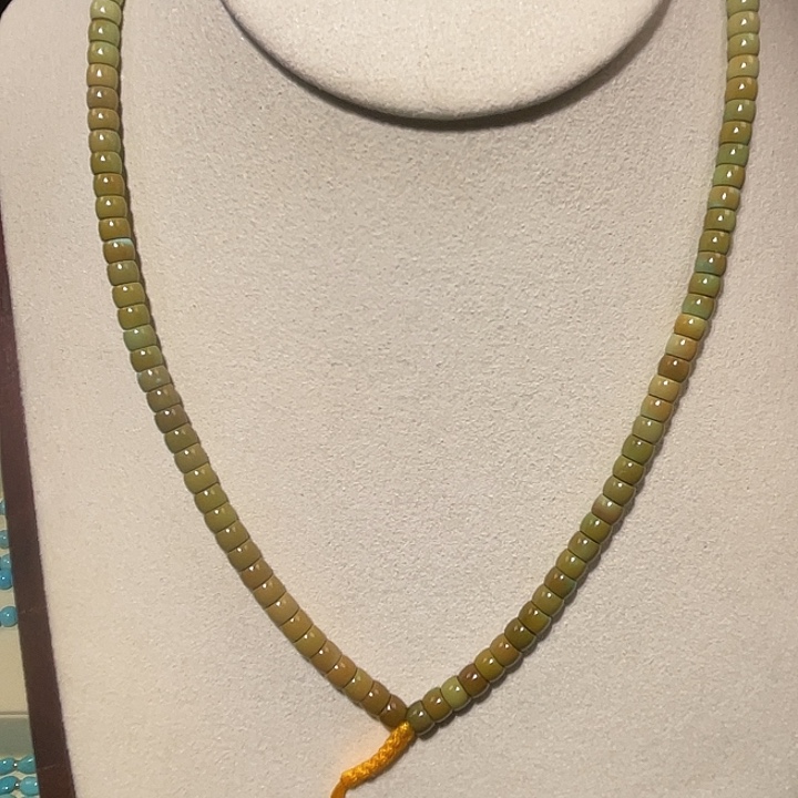 绿松石未镶嵌直切108